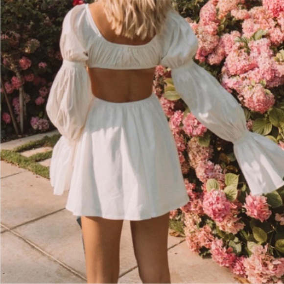 ALAMOUR THE LABEL WHITE KATERINA DRESS - Picture 3 of 4